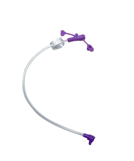 TUBO DE ALIMENTACIÓN EN ÁNGULO PARA BOTÓN DE GASTROSTOMÍA